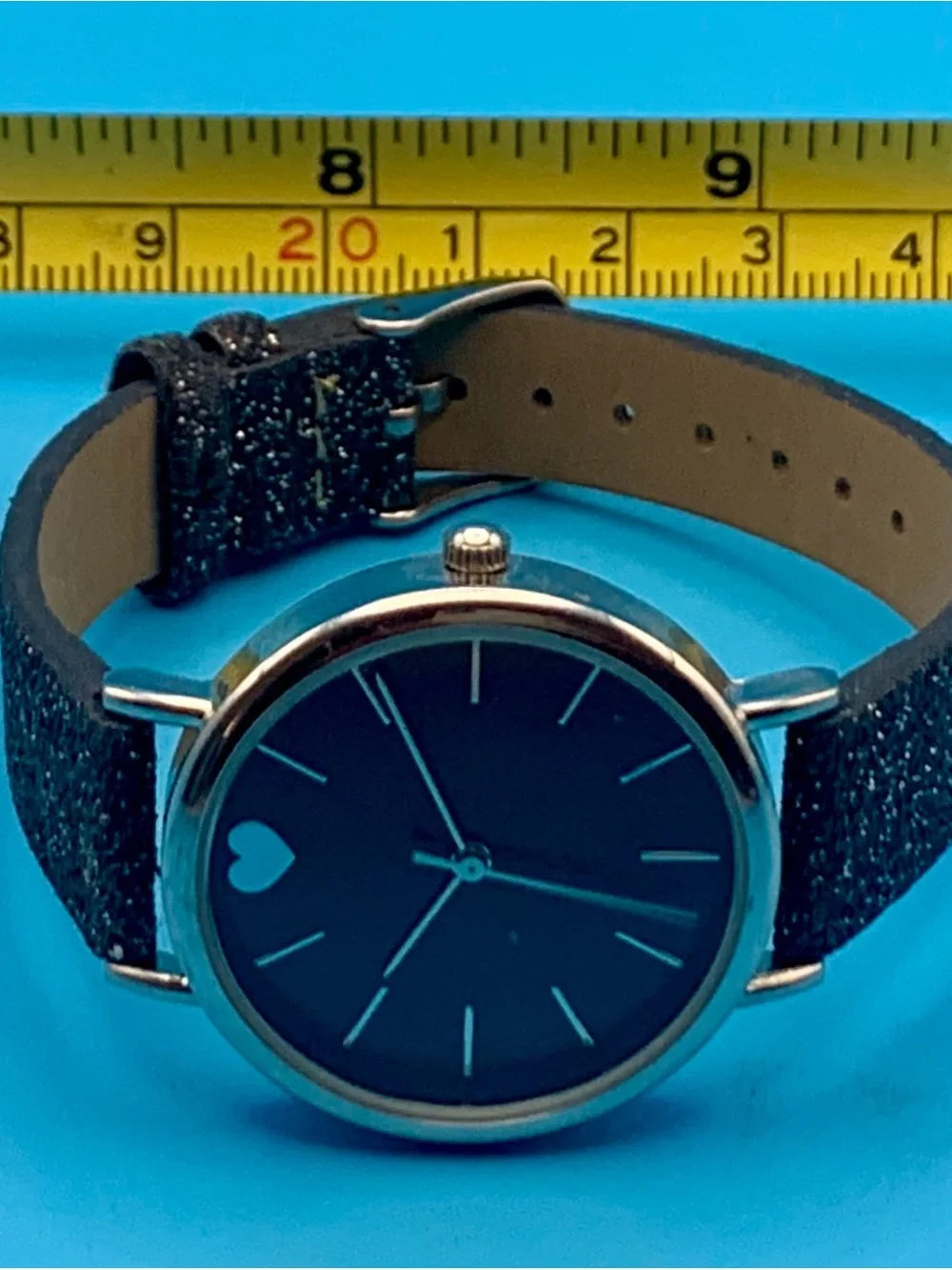 CLAIRE’S Women’s Fashion Quartz Wristwatch Faux Leather Working New Battery
